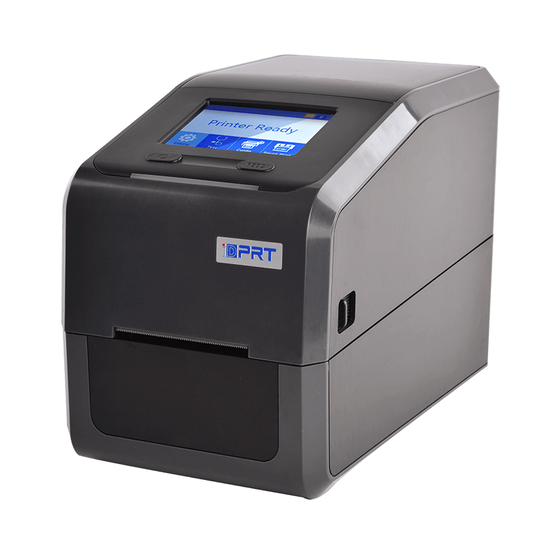 iE2P 2-Zoll Thermotransfer Barcode-Drucker mit Farbberührungs-LED-Anzeige [203/300dpi]